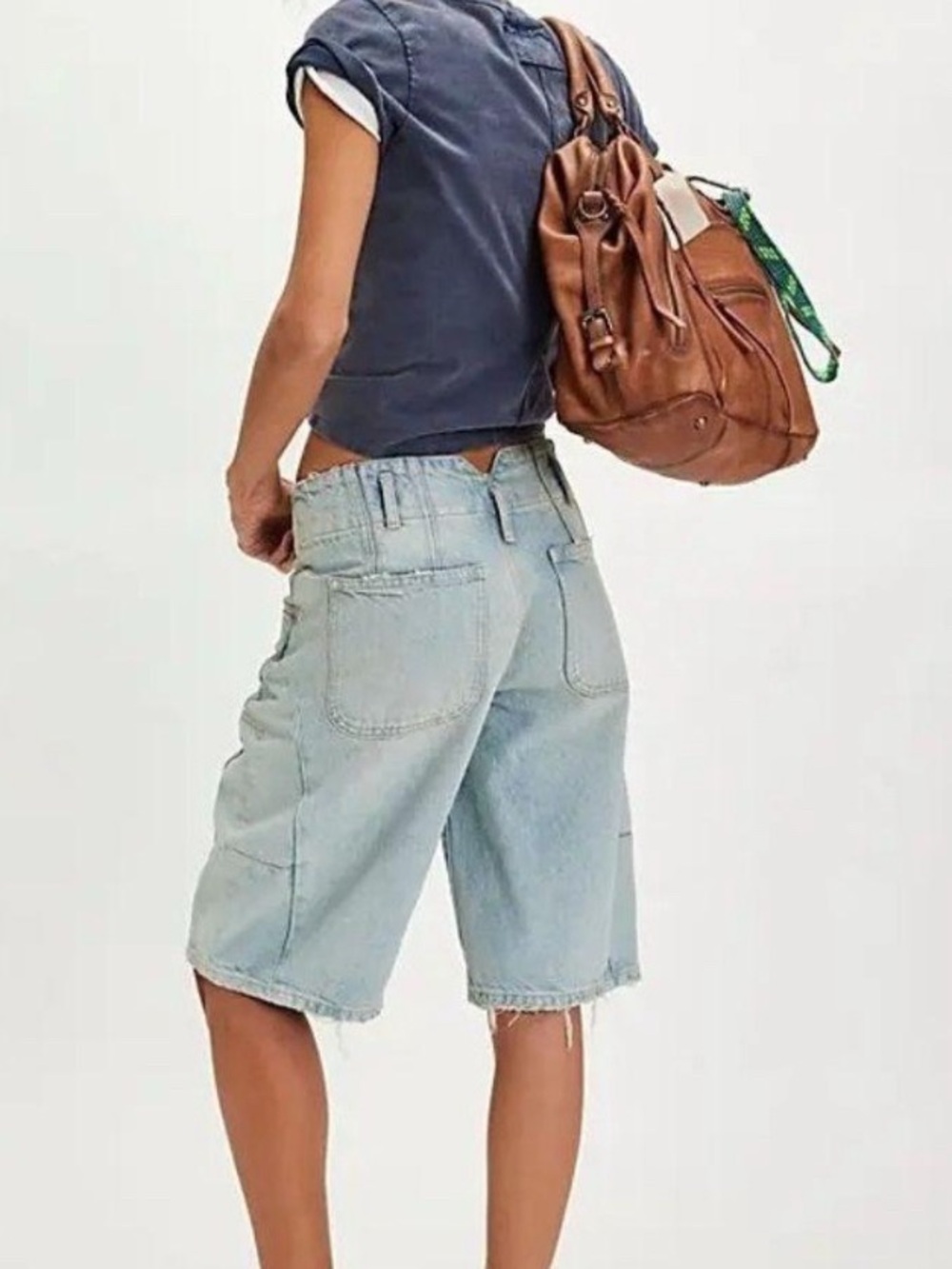 We The Free Extreme Measures Barrel Shorts by Free People - Picture 2 of 6
